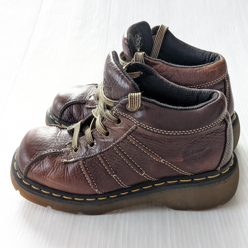 DOC MARTENS 10447 90s Y2K Vintage Chunky Chonky Platform High Top Boots - Picture 8 of 16